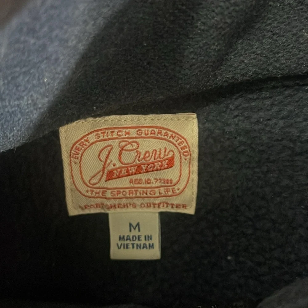 J Crew pullover 1/2 zip mens medium